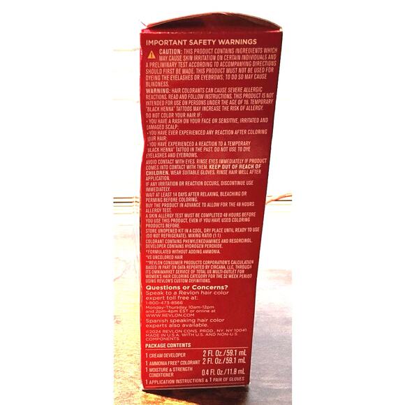 Revlon ColorSilk with Bond Repair Light Golden Brown #54 Pack of 1 Sealed - Picture 4 of 6